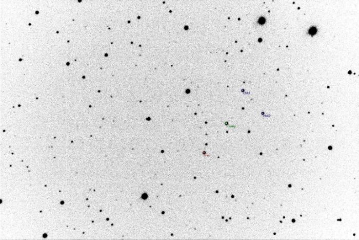 Chart - V0606 Dra, JD 2457906.35130