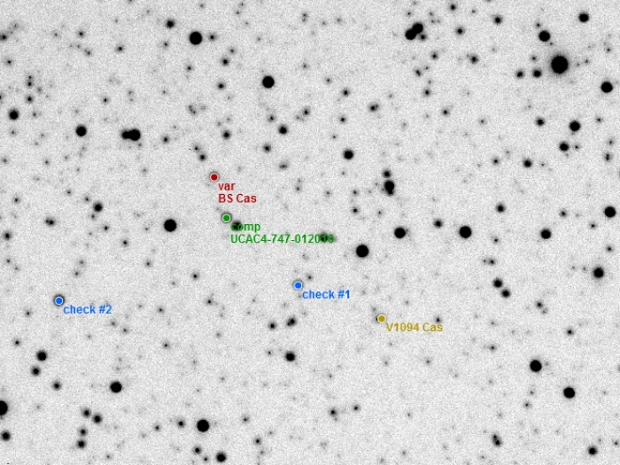 Chart - BS Cas, JD 2458028.29682
