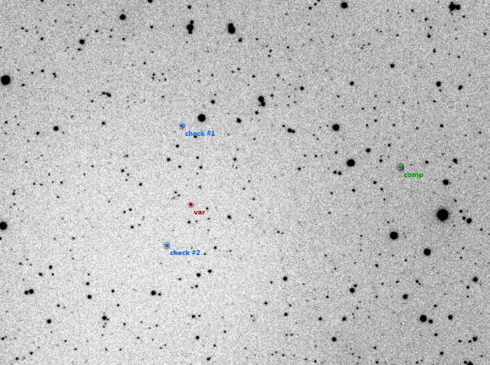 Chart - V2364 Cyg, JD 2458017.29848