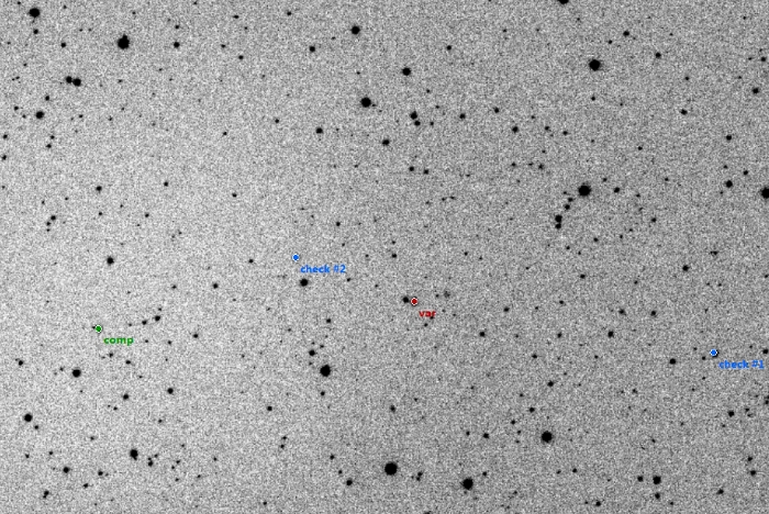 Chart - V0700 Cyg, JD 2458019.31870