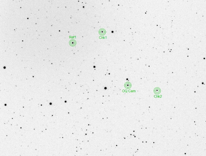 Chart - OQ Cam, JD 2458136.45584