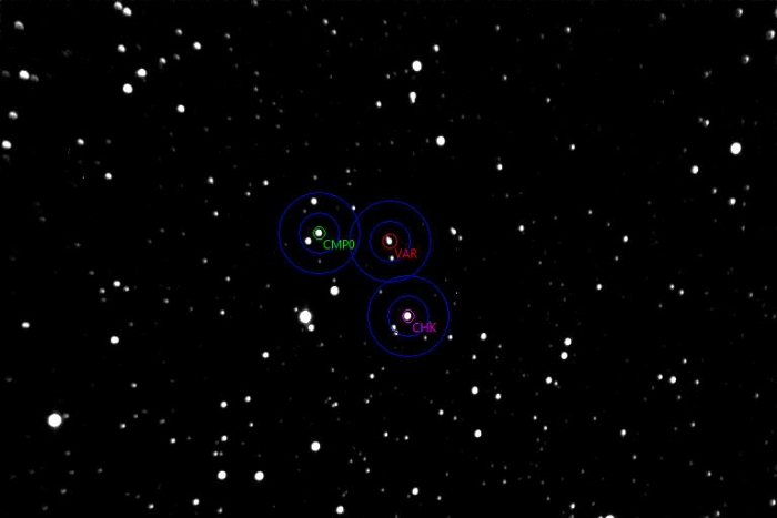 Chart - V0664 Lyr, JD 2458288.37038