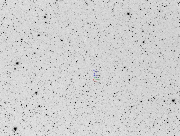 Chart - V1067 Cas, JD 2458324.33458