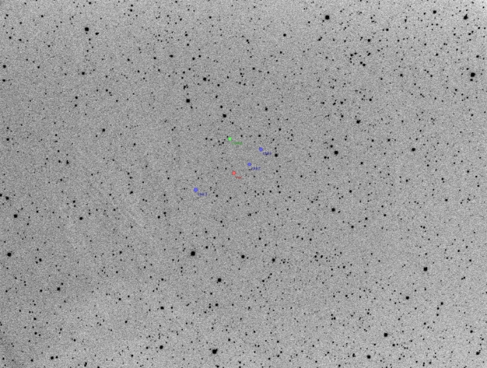 Chart - V0608 Cas, JD 2458357.27804