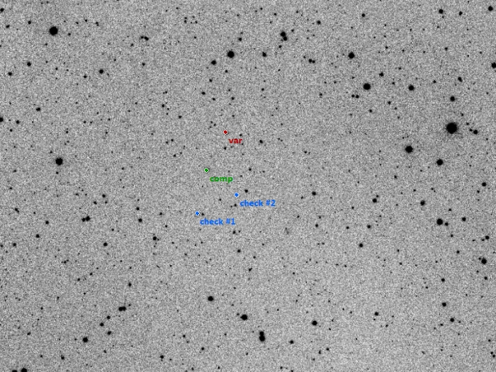 Chart - V2364 Cyg, JD 2458358.35291
