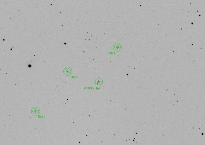 Chart - V1065 Her, JD 2458360.28755