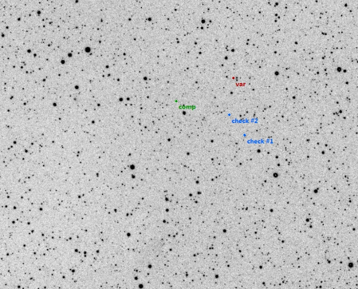 Chart - V1141 Cyg, JD 2458360.41317