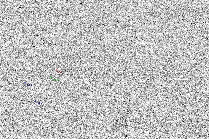 Chart - V0554 Dra, JD 2455629.39420