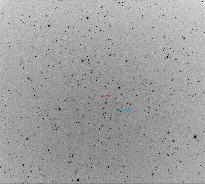 Chart - V1067 Cas, JD 2458457.26290