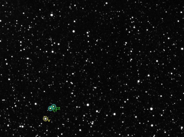 Chart - BS Cas, JD 2457667.29865