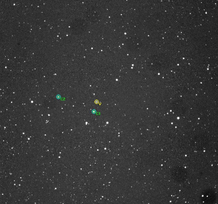 Chart - V1063 Cas, JD 2457706.21072