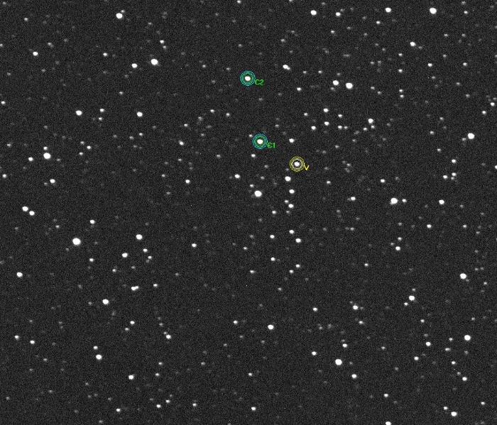 Chart - V1067 Cas, JD 2457720.20262