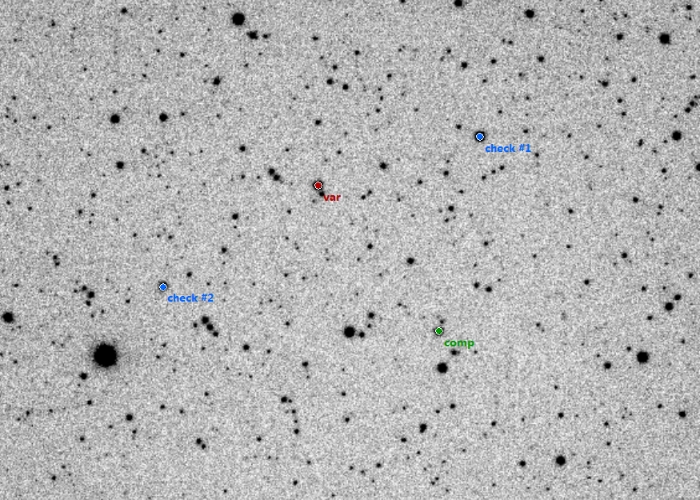 Chart - V0541 Cas, JD 2458439.45944