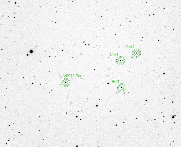 Chart - V0912 Per, JD 2458464.45919