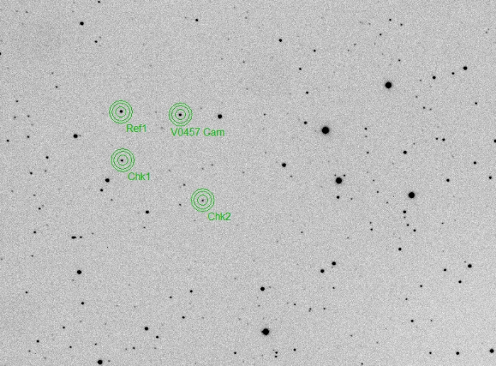 Chart - V0457 Cam, JD 2458464.59482