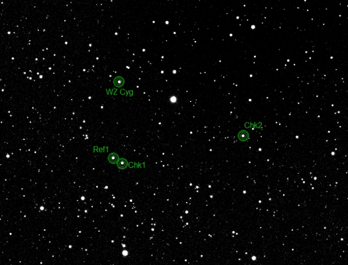 Chart - WZ Cyg, JD 2458468.19574