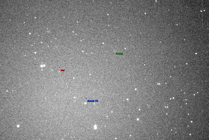 Chart - V1295 Her, JD 2458636.35389