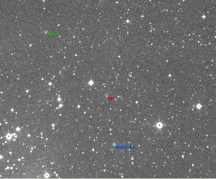 Chart - V1166 Cas, JD 2458730.32087