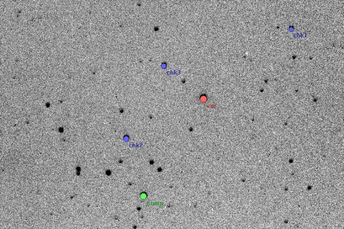 Chart - WASP-14, JD 2455650.45173