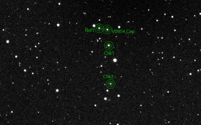 Chart - V0954 Cep, JD 2458521.23762