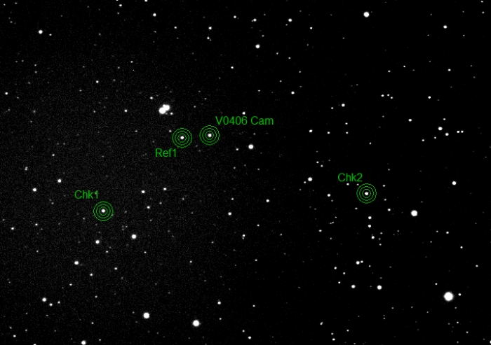 Chart - V0406 Cam, JD 2458869.37997