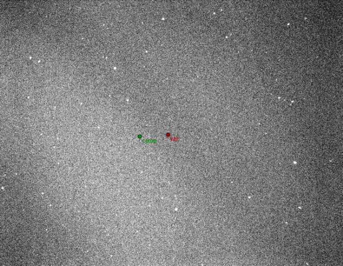 Chart - VY UMi, JD 2459397.35604