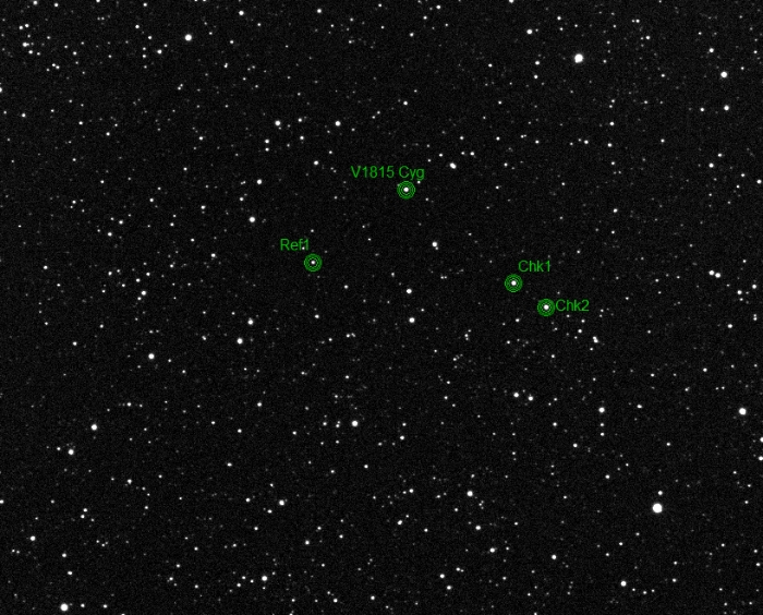 Chart - V1815 Cyg, JD 2459176.32399
