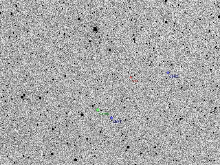 Chart - 2MASS J00005022+3929399, JD 2459470.27736