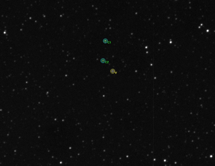 Chart - EK CMi, JD 2458486.36544