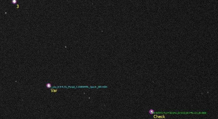 Chart - UV Leo, JD 2459723.34247