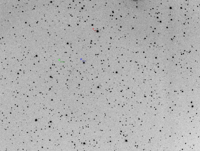 Chart - CRTS J001937.9+314055, JD 2460212.25519