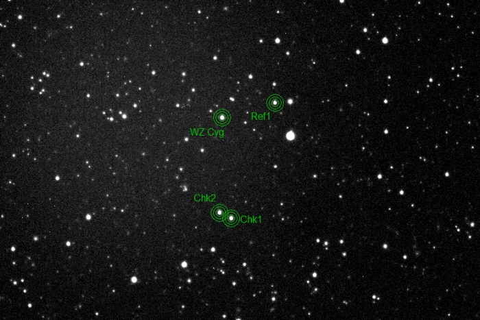 Chart - WZ Cyg, JD 2460264.25326