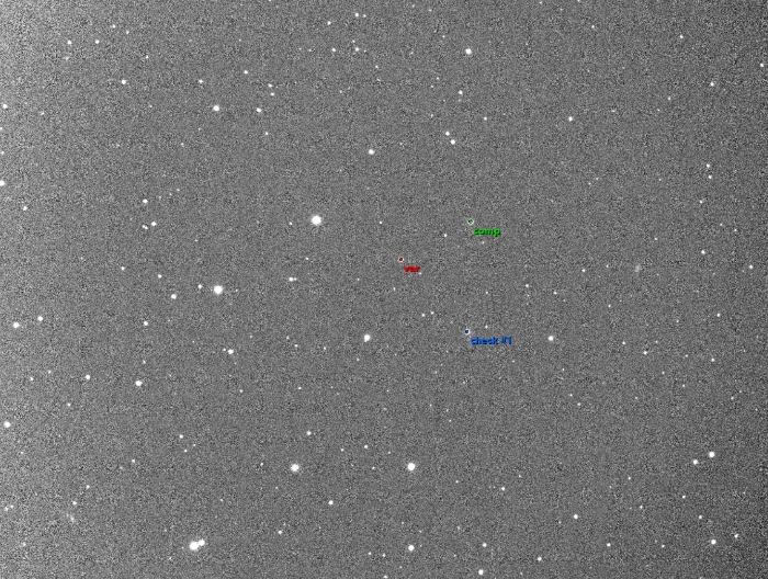 Chart - IU Cnc, JD 2460374.29651