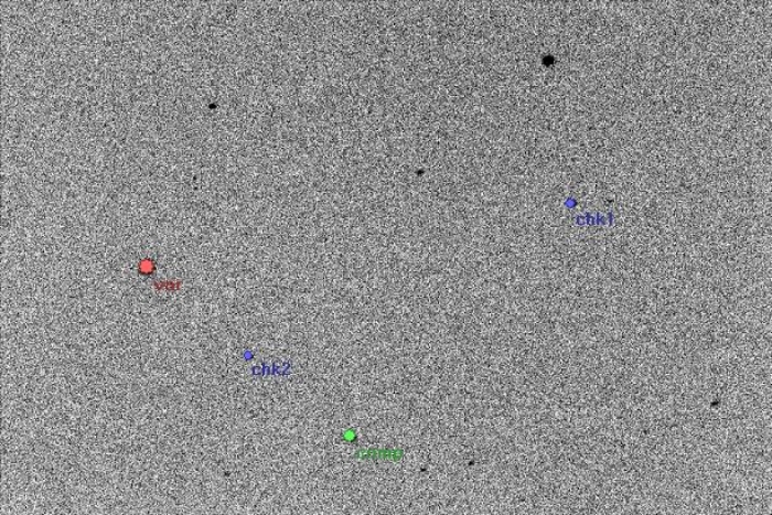 Chart - WASP-14, JD 2454932.35907