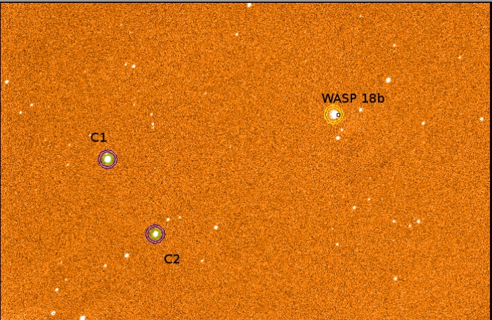 Chart - WASP-18, JD 2455183.66271