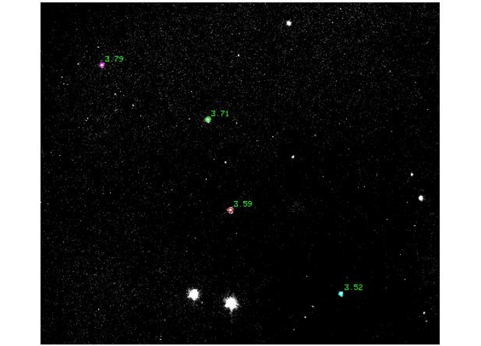 Chart - WASP-6, JD 2455083.70689