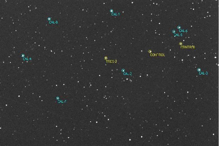 Chart - TrES-2, JD 2455395.42578