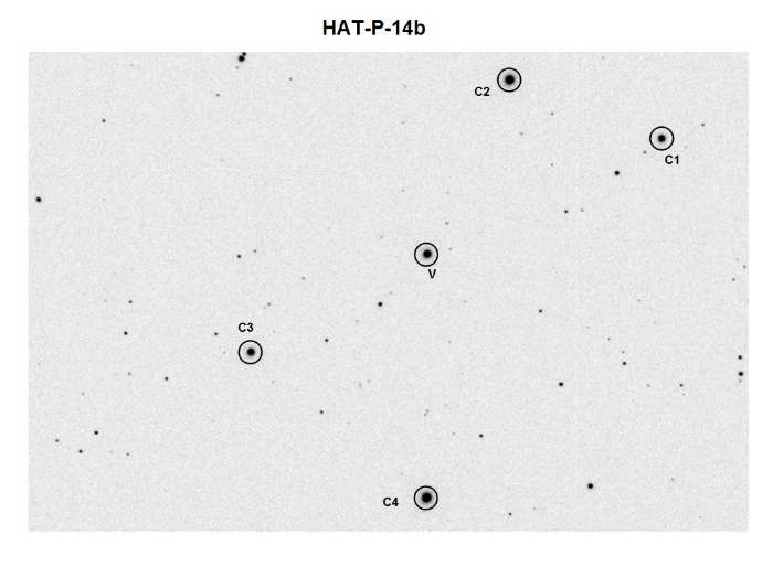 Chart - HAT-P-14, JD 2455402.73968