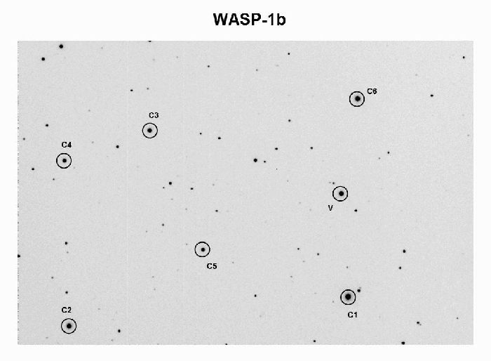 Chart - WASP-1, JD 2455406.72656