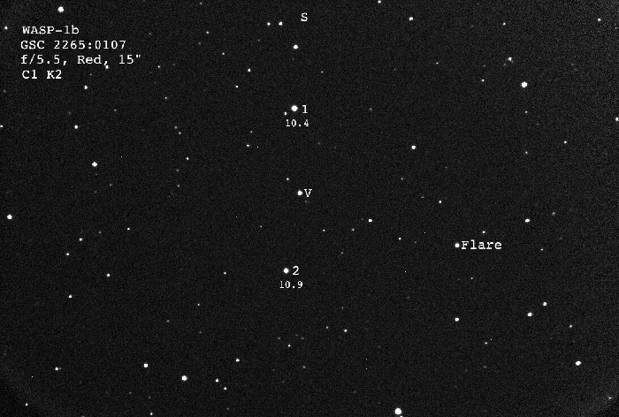 Chart - WASP-1, JD 2455459.66108
