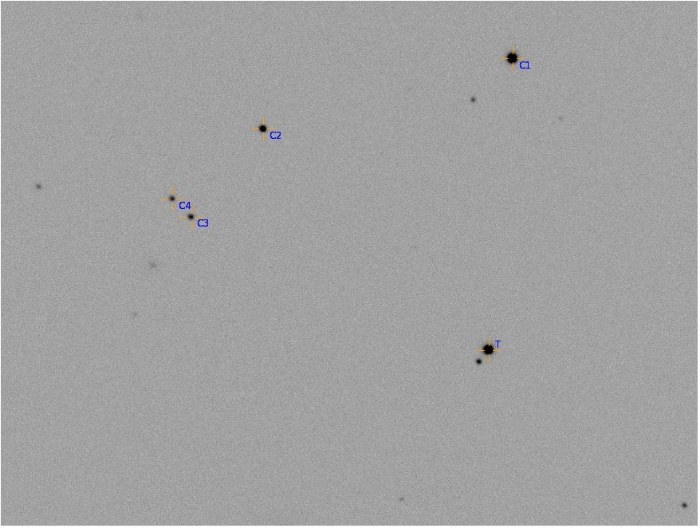 Chart - WASP-26, JD 2455470.97084