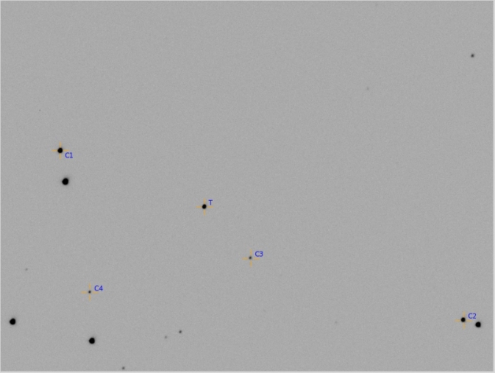 Chart - WASP-28, JD 2455488.01859