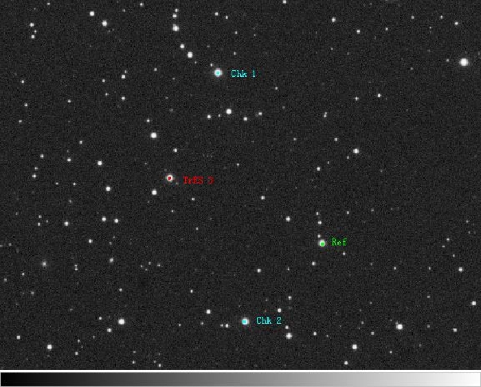 Chart - TrES-3, JD 2455478.99505