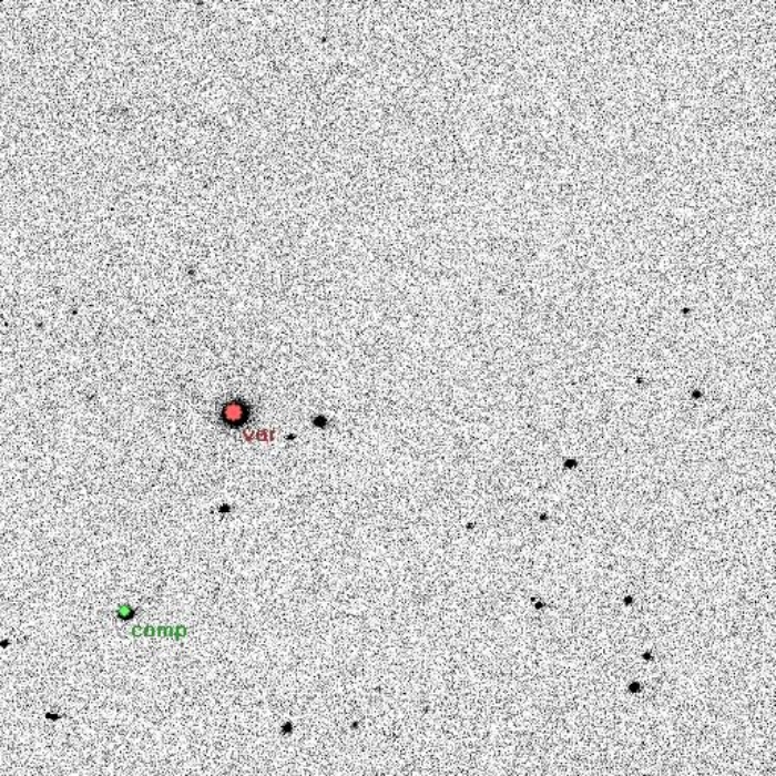 Chart - WASP-18, JD 2455502.74985