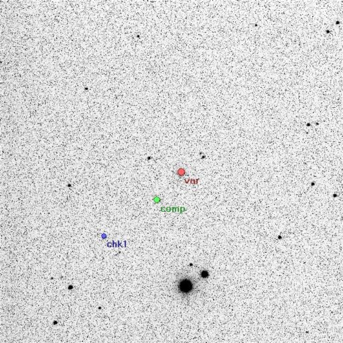 Chart - WASP-22, JD 2455507.84266
