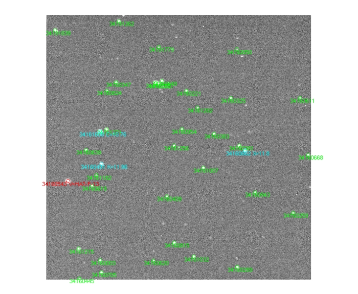 Chart - HAT-P-13, JD 2455584.66164