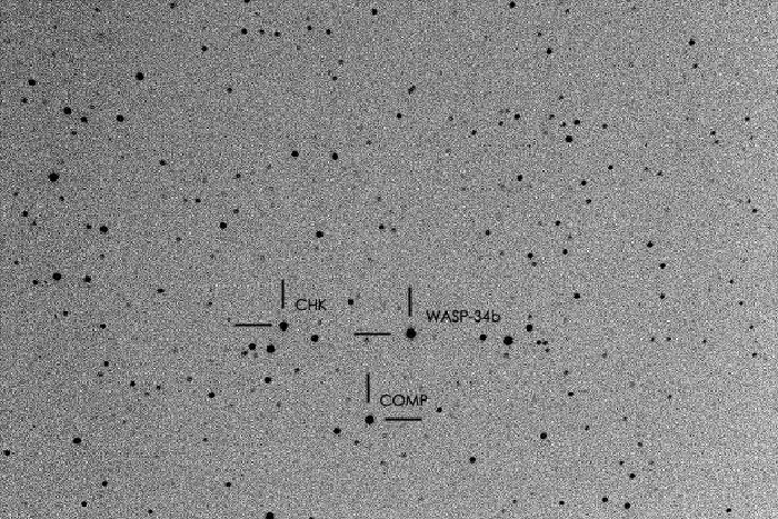 Chart - WASP-34, JD 2455580.10855