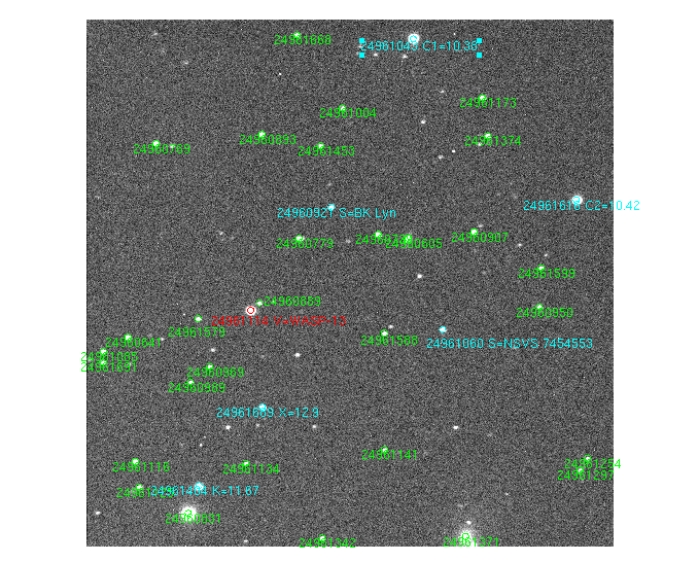 Chart - WASP-13, JD 2455614.56890