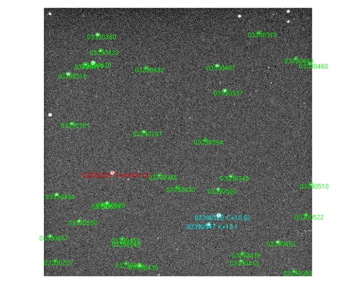 Chart - WASP-24, JD 2455673.62515