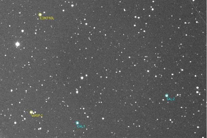 Chart - WASP-3, JD 2455702.45986